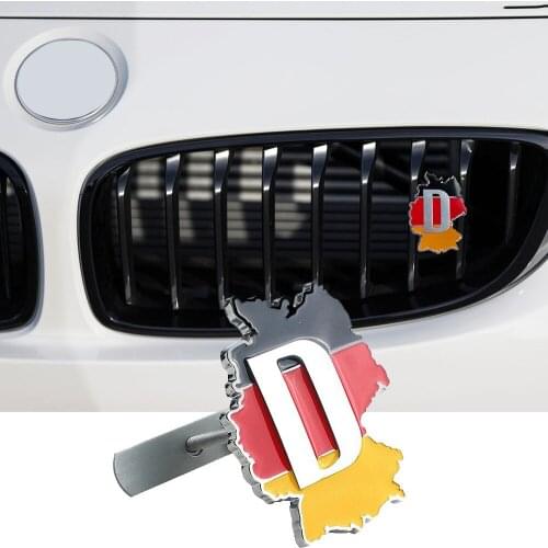 Front Grill Germany Flag Logo Emblem For Mercedes Benz BMW Volkswagen Audi S3 S4 S5 S6 S7 S8 RS3 RS4 RS5 RS6 RS7 RS8 Accessories