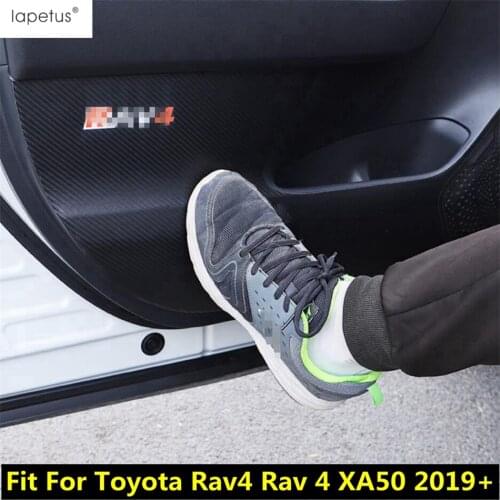 Car Door Anti Kick Pad Protection Side Edge Film Panel Cover Trim Interior Accessories For Toyota Rav4 Rav 4 XA50 2019 2020 2021