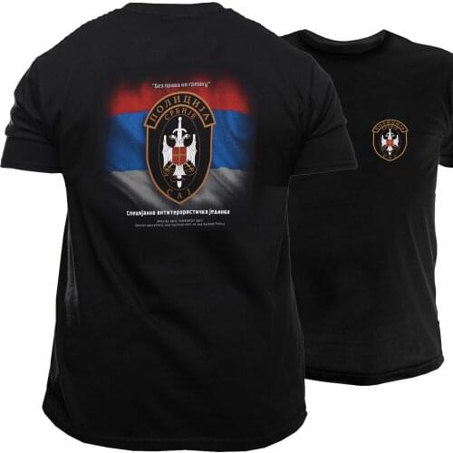 Serbia Special Anti-Terrorist Unit T-Shirt. Summer Cotton O-Neck Short Sleeve Mens T Shirt New S-3XL