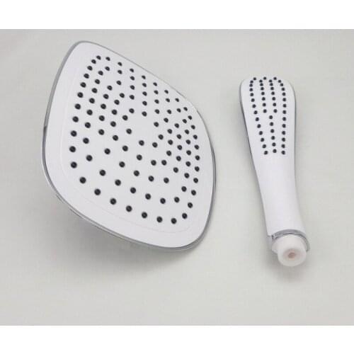 8" Showering Replacement ABS Plastic Shower Head Rainfall Bathroom Bath Mixer Faucet Tap Chromed Finish Best Promotion Shower