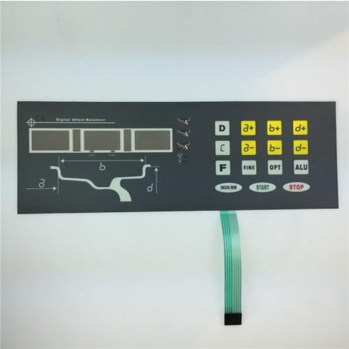 STARPAD Car Repair Accessories New 99 Balancing Machine New Key Plate Balancer Repair Accessories Tire Dynamic Balancing Panel