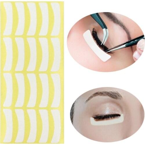 100pairs Eyelash Extension Remover Cotton Pads Eye Pillow Pads Under Eye Protection Patches for Removing Grafting Eyelash Makeup