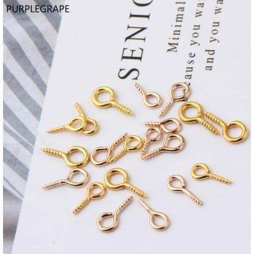 150pcs Pendant DIY Jewelry Handmade Materials Screws Nine Pins 9 Pins 9 Words Earrings Basic Accessories