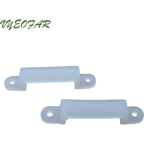 30Pcs/lot 15mm Width LED Fixing Silicone Mounting Clips For 5050 LED RGBW Strip tape light installation Strip mount accessories