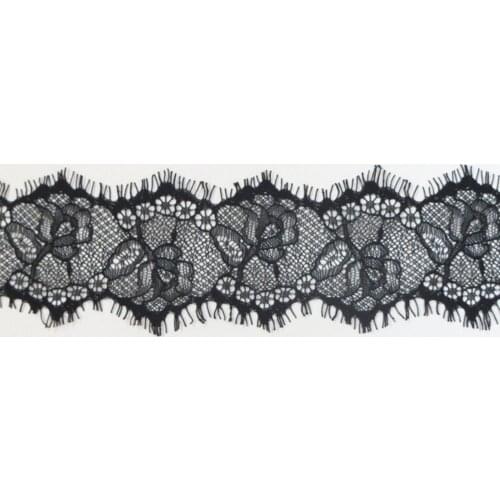 7cm*3yards/pcs non-elastic eyelash lace trim , XERY0111Y