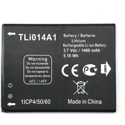 1pcs 100% High Quality 1400mAh Battery For Alcatel 4013d battery one touch pixi 3 4.5