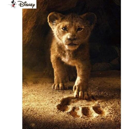 Disney Diamond Embroidery DIY Diamond Painting Cross Stitch Kit "Cartoon lion king" 5D Needlework Diamond Home Decoration A30919
