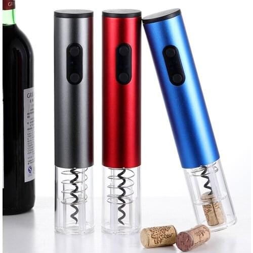 Automatic Wine Bottle Opener Set Multi Color Electric Wine Opener Aluminum Alloy Automatic Corkscrew Kitchen Tools LX8448