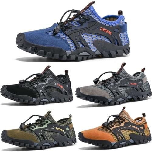 Outdoor Mountaineering Wading Breathable Mesh Cloth 2021 New Mens Shoes Hiking Wilderness Travel Comfortable Wear-resisting