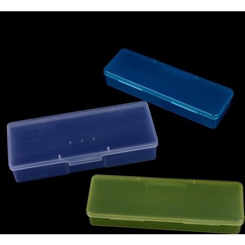 Nail Art Storage Box File Buffer Container Nail Drawing Pen Brush Case Organizer