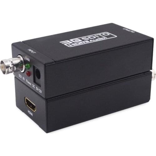 Compact 3G SDI to HDMI-compatible Audio Converter Adapter for SD-SDI HD-SDI 3G-SDI Signal
