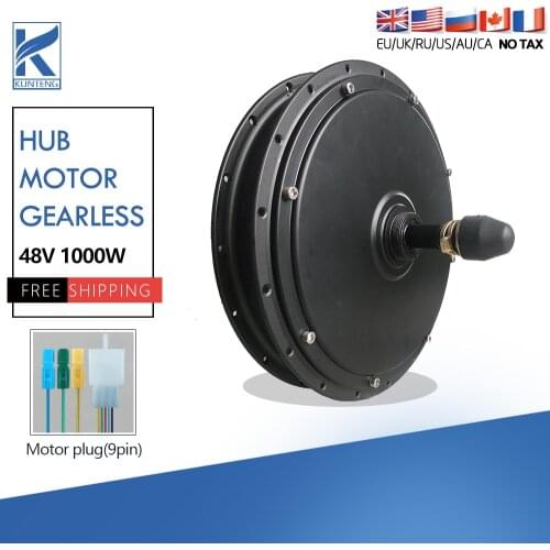 48V 1000W Front Rear Direct Drive Brushless Gear Hub Motor Wheel E-bike 20-29inch 700C e Bike Electric Bicycle Conversion Kit