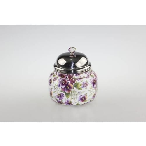 Ancel Enamel Square Storage box 17*17*17 cm