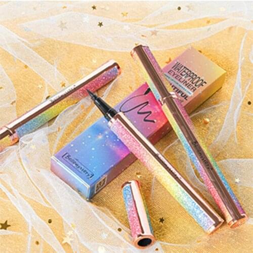 2021 Hot Selling Starry Sky Water Proof Make Up Pen Easy To Wear Eyeliner Pencil