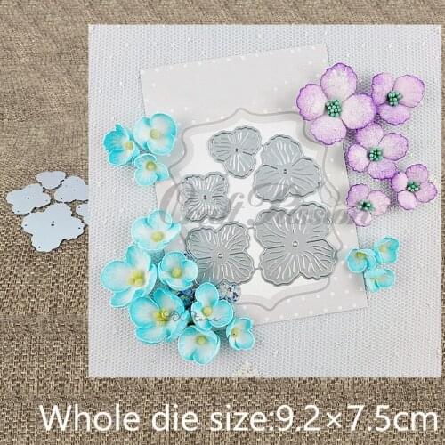 XLDesign Craft Metal Cutting Dies stencil mold 5pcs flowers decoraiton scrapbook Album Paper Card Craft Embossing die cuts