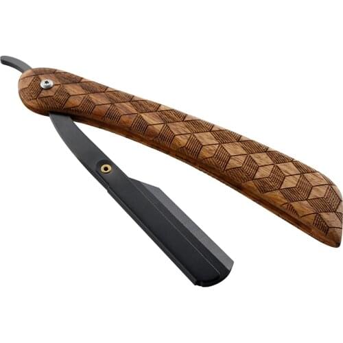 Men Shaving Razor Barber Razor Haircut Tools Beard Hair Remover Folding Shaving Knife Straight Razor Professional Mens Shaver