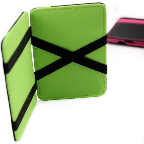 Fashion Men Small Wallet Mini Coin Purse Pu Leather ID Credit Bank Business Card Holder Clip Women Girls Money Bag