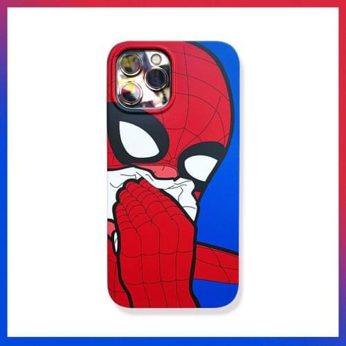 Disney Marvel Spider Man Soft Phone Case for iPhone 12 Pro Max 11 X XR XS Max 7 8 Plus SE 2020 Back Cover Silicone TPU Shell