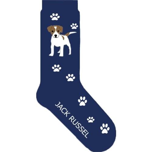 ORIGINAL dog paw JACK RUSSELL TERRIER socks womens novelty dog socks 50 pairs/lot