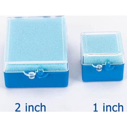 50pcs/Lot wholesale Dental Plastic Tooth Box with Sponge Foam Dental Implant Storage Box For Single Crowns&Bridge