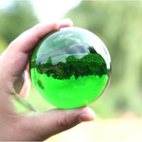 Mixed Color 30mm-60mm Magic Photography Crystal Ball Quartz FengShui Glass Crystals Craft Travel Take Pictures Home Decors