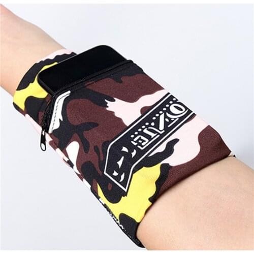 Zipper Running Bag Wrist Wallet Pouch Wrist Bag Basketball Yoga Wristband Sweatband Sports Arm Bag For Cellphone Key Card