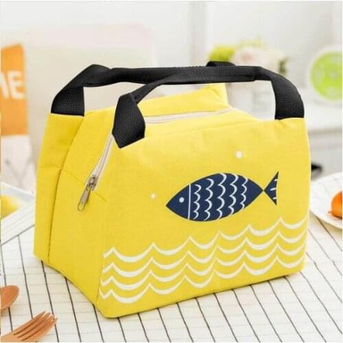 OKKID thermal lunch bag for kids portable waterproof picnic bag student girls boys insulated school lunch box fresh picnic box