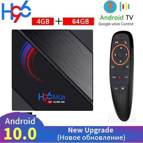 2021 H96 MAX H616 Android TV Box Android 10 4GB 32GB 64GB 6K H.265 Media Player 3D Video 2.4G/5GHz Wifi Smart TV Box Set top box
