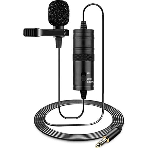 1.5m mini microphone portable, condenser clip, with microphone, suitable for mobile phones, laptops and PCS NEW