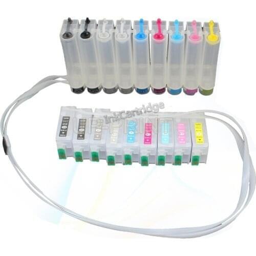 UP 9colors T7601 - T7609 CIScompatible for Epson surecolor P600 ciss Continuous Ink Supply System with auto reset chips