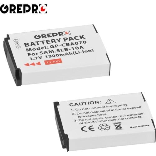 1300mAh SLB-10A SLB10A battery for SAM.SLB 10A battery for Samsung ES50 ES55 WB150F WB250F EX2F P800 P1000 PL50 PL51 PL55 1050