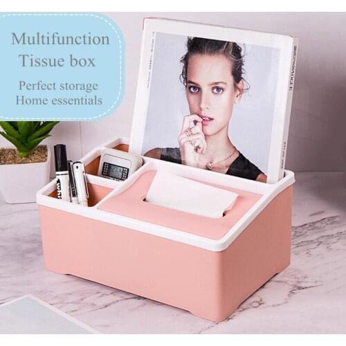 Home Office Accessories Multifunctional Storage Chic Tissue Box Container Household Tissue Bag Kitchen Organizer Tissue Box