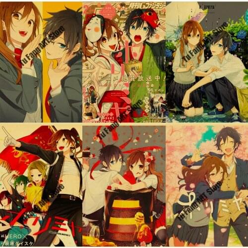 DIY 5D Diamond Painting Japanese Anime Horimiya Diamond Embroidery Full Cross Stitch Kits Mosaic Kids Room Decoration