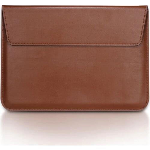 BGreen Super Slim PU Leather Laptop Case Notebook Bag Tablet PC Sleeve Envelope For Macbook Dell Lenovo HUAWEI HP Surface Pro