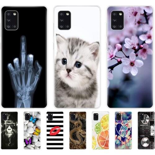 Case For Samsung Galaxy A31 Case coque For Samsung A31 A 31 SM-A315F Phone Cover Silicon Soft TPU Capa Bumper 6.4" shockproof