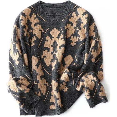 Designers of High-Quality Vintage Winter Sweater Women Cashmere Womens Knit Pullover Autumn Free Shipping Items Clothes