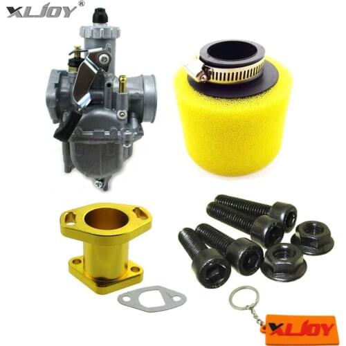 Racing Performance VM22 Carburetor Carb Mainfold Air Filter M6 Screw Bolts For Predator 212cc GX200 196cc Mini Bike Go Kart