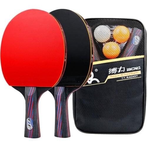 Set 2 pcs Paddle 3 Balls Portable 1 Tennis Net Table For Any Table Tennis Racket Set Ping Pong Paddle Bat Table Tennis Rackets