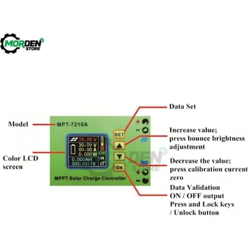 New 10A MPPT Solar Charge Controller Fit For 24V 36V 48V 60V 72V Lithium Battery Bank Solar System Regulator Dropship