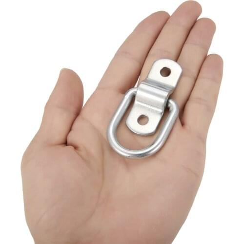 Lashing Ring Staple Cleat Tie Down Trailers 4X 6X 8X 10X 20X For Vans Trucks Horsebox Boat Ropes