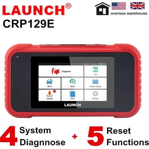 Original Launch X431 CRP129E Scanner with Engine ABS SRS Transmission Diagnosis and Service/ EPB/ SAS/ Throttle Body Reset