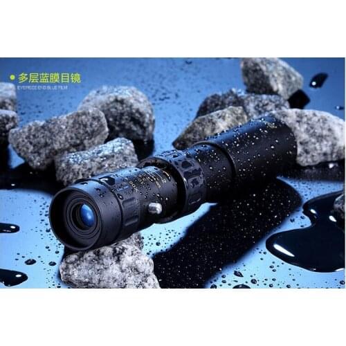 Metal telescope 10-90x magnifications pocket mini monocular telescope high hd night free send a tripod top hunting monocular