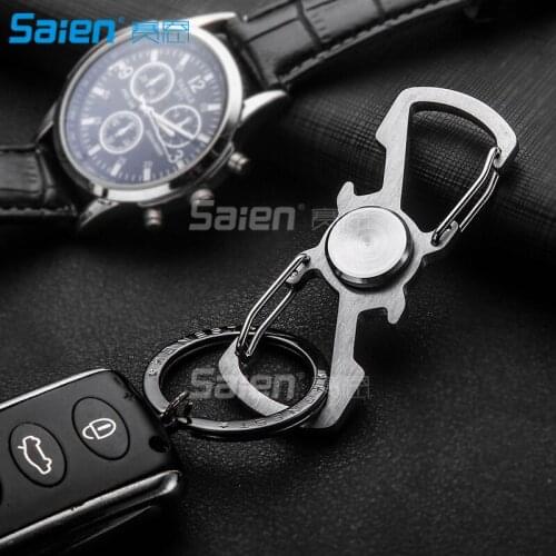 Multifunction Gyro Finger Spinner Metal Fidget Hand For Autism ADHD Anxiety Stress Relief Focus Toys Gift Key Chain Carabiner