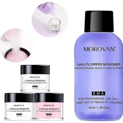 MOROVAN Transparent Acrylic Powders
