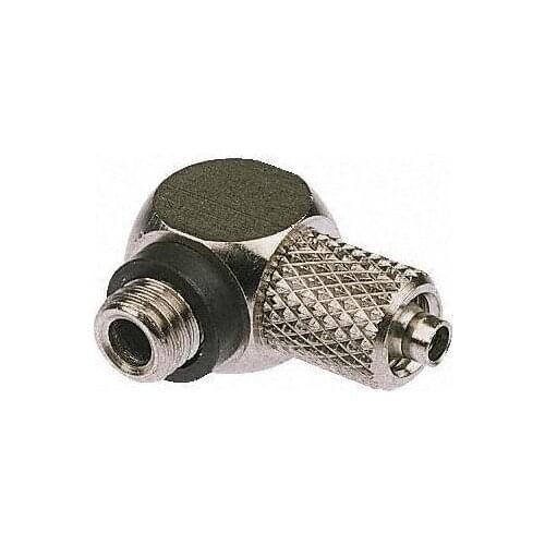 New B&N Type Miniature Mini ELBOW Fitting M-5HL-6 (M5HL6) , M5 thread 6MM TUBE , For nylon, soft nylon and polyurethane tubing