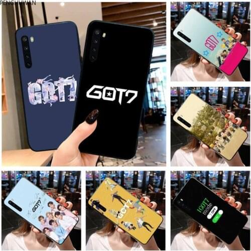 PENGHUWAN Kpop idol got7 Phone Case For OPPO Realme 6 Pro Realme C3 5 Pro C2 RENO2-Z A11X