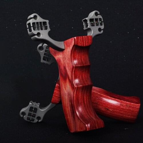 Piaoyu New Titanium Alloy Slingshot High-power Catapult Flat Rubber Band High-precision Shooting Slingshot Hunting Accessories