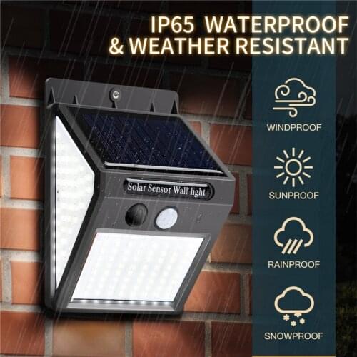Outdoor Sports Waterproof LED Solar Sensor Light Three Models Solar Garden Patio Decoration with Motion Sensor Solar Light