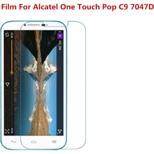 1/2/5/10 Pcs Ultra Thin Clear HD LCD Screen Protector Film With Cleaning Cloth Film For Alcatel OneTouch Pop C9 7047D
