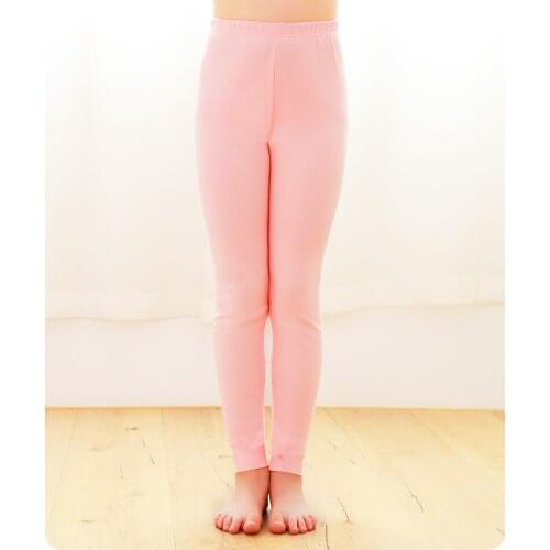 1piece /lot) 2020 new girl winter warm soft baby pink pant 130cm 5-6year old